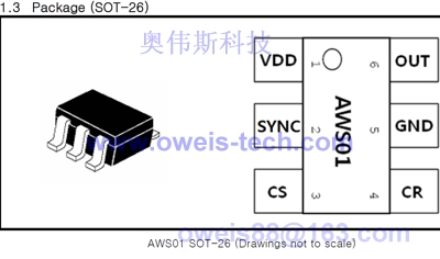 AWS01 霍尔式触摸传感芯片
