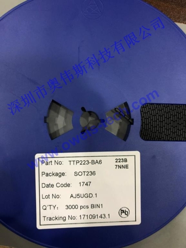 TTP223-BA6 通泰单通道触摸芯片