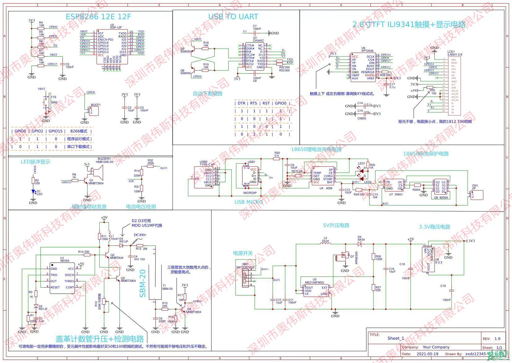 核辐射探测仪芯片方案－奥伟斯科技